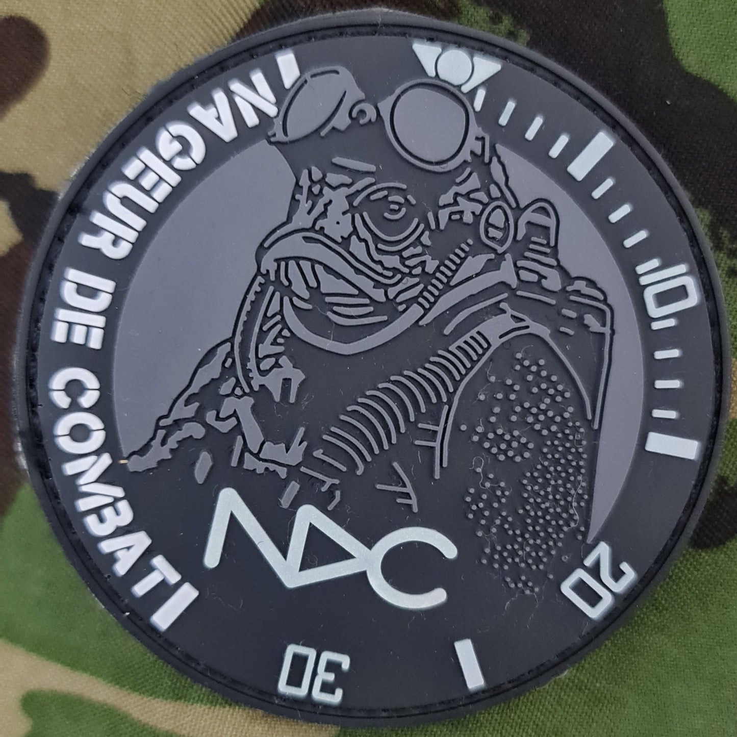 NDC X Deepsea Locker PVC velcro patch - NDC Straps