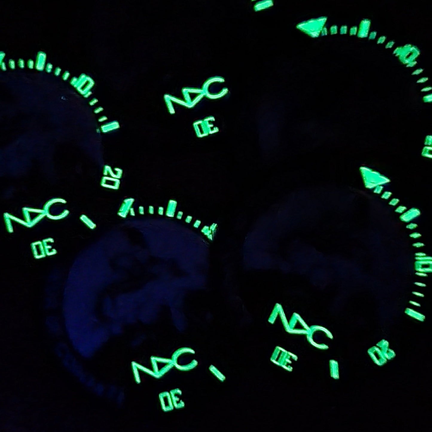 NDC PVC velcro patch with glow in the dark - NDC Straps
