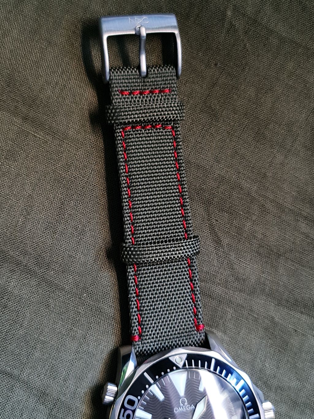 NDC 2 piece water resistant Cordura leather lined straps with quick release spring bars - NDC Straps