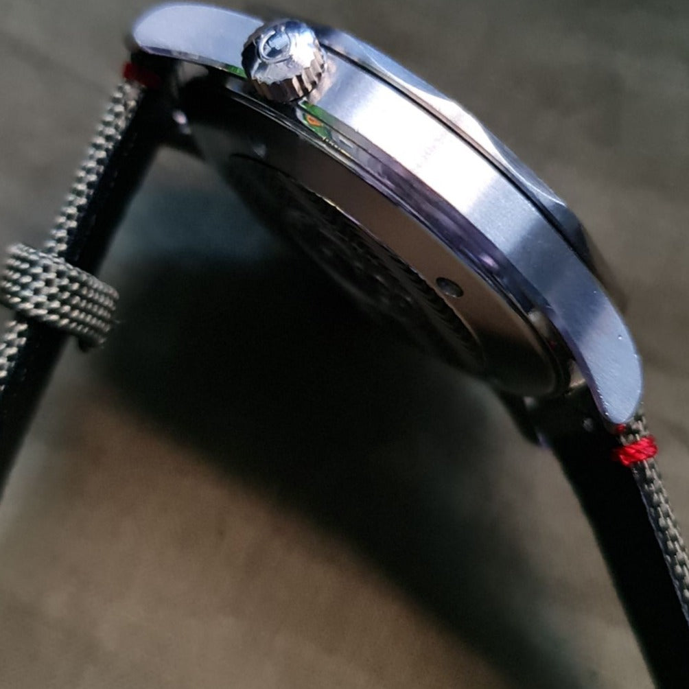 NDC 2 piece water resistant Cordura leather lined straps with quick release spring bars - NDC Straps