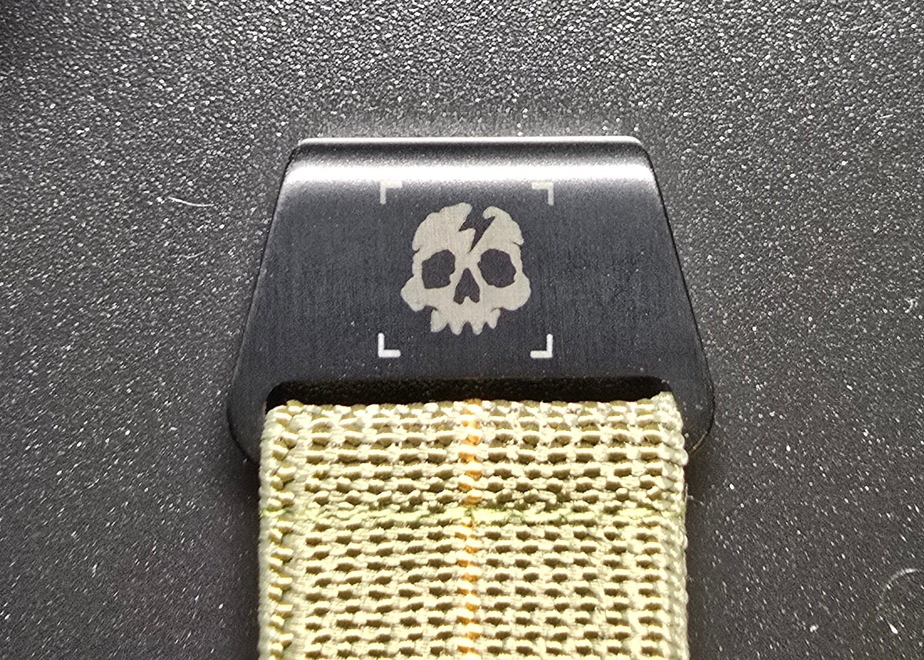 NDC® X Strike Ready co® Ltd Edition watch strap - Skull n Bolt hook - NDC Straps