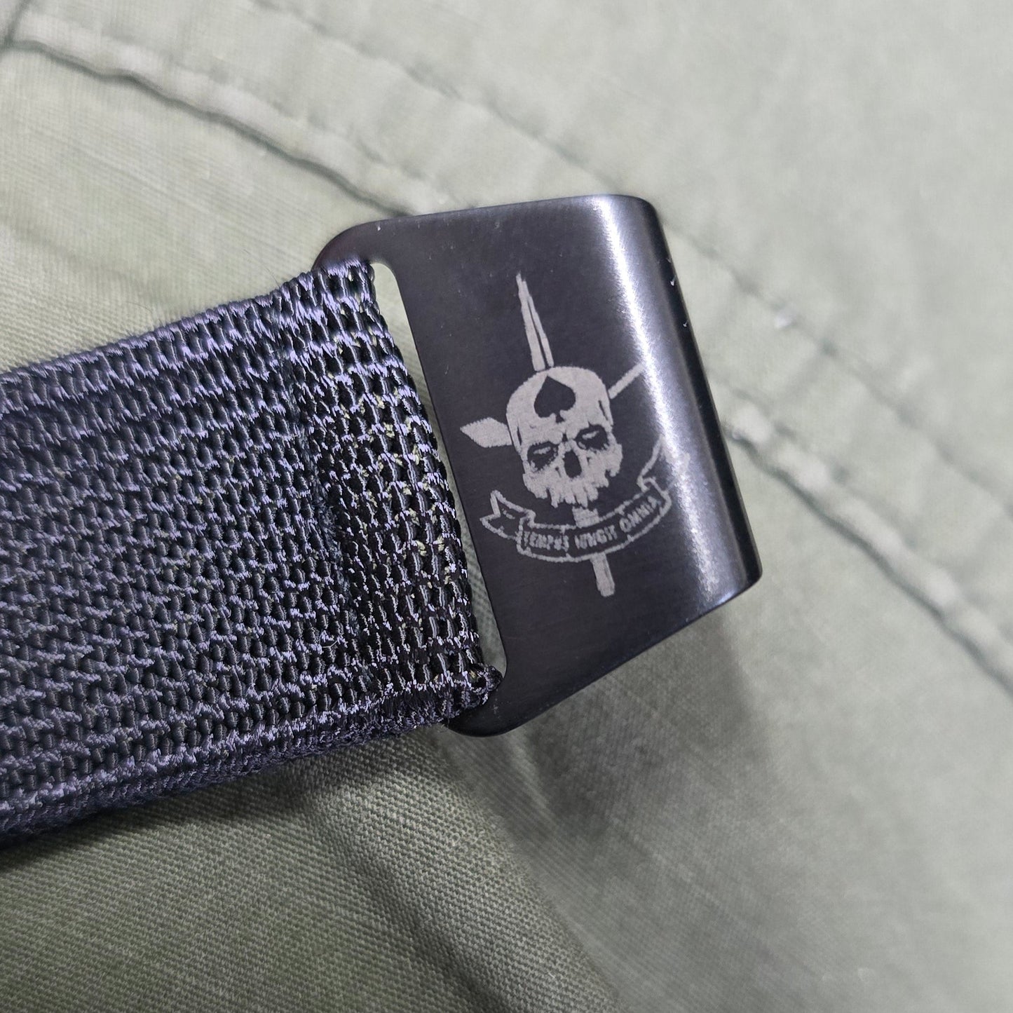 NDC® X Sketchy Boyz Watch Club™ "Stealth Black" strap with pin and stickers - NDC Straps
