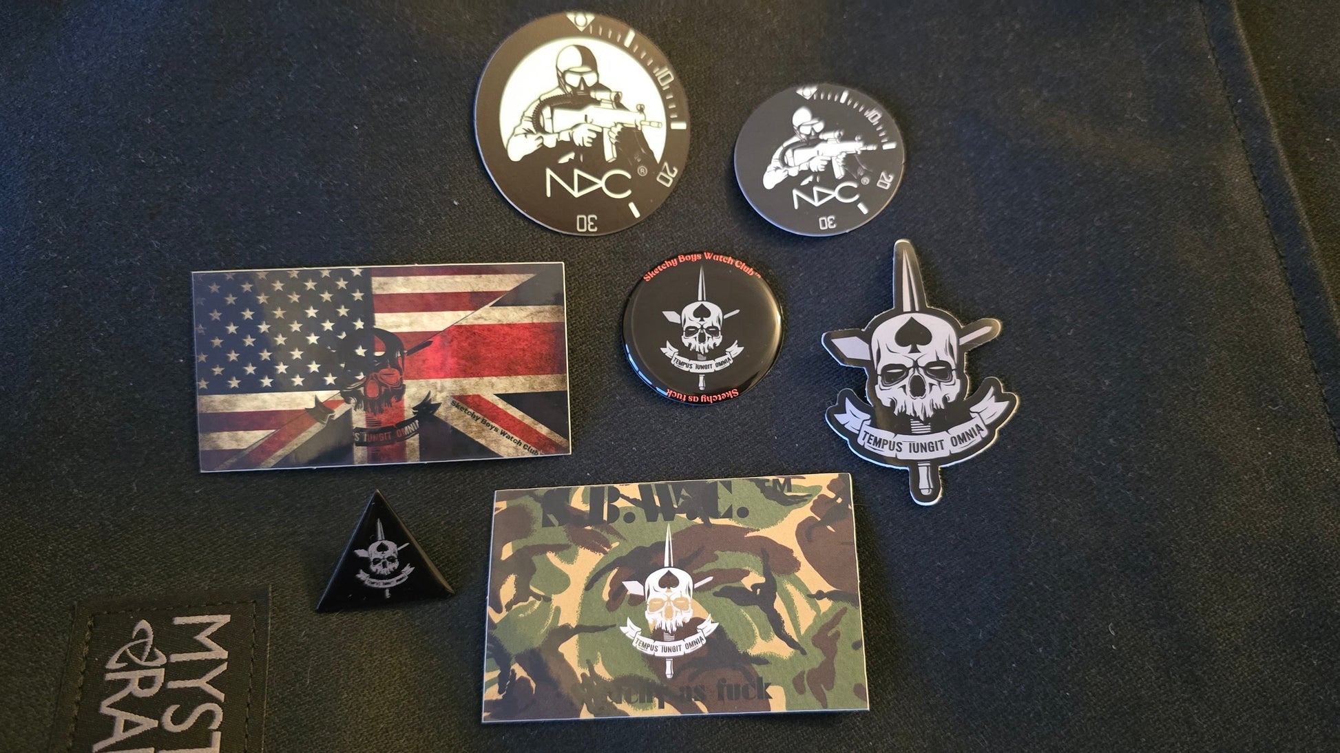 SBWC pin and sticker pack - NDC Straps