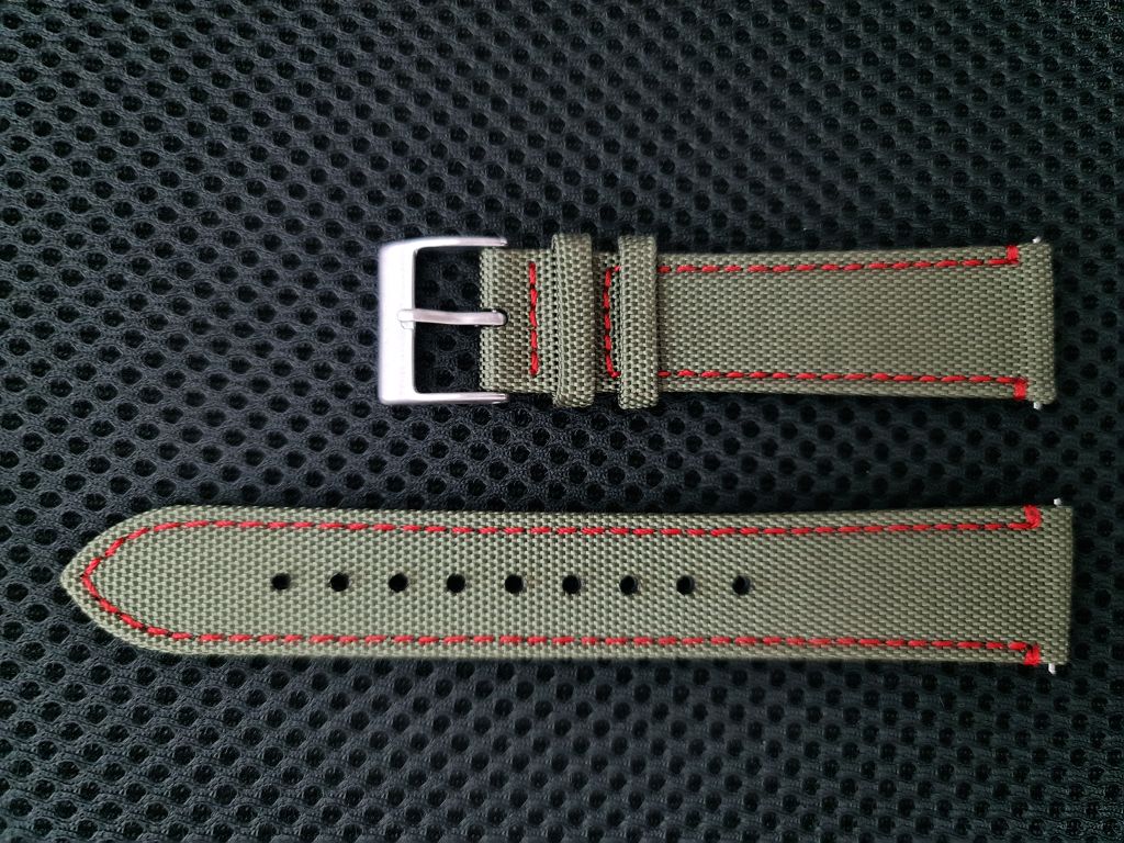 NDC 2 piece water resistant Cordura leather lined straps with quick release spring bars - NDC Straps