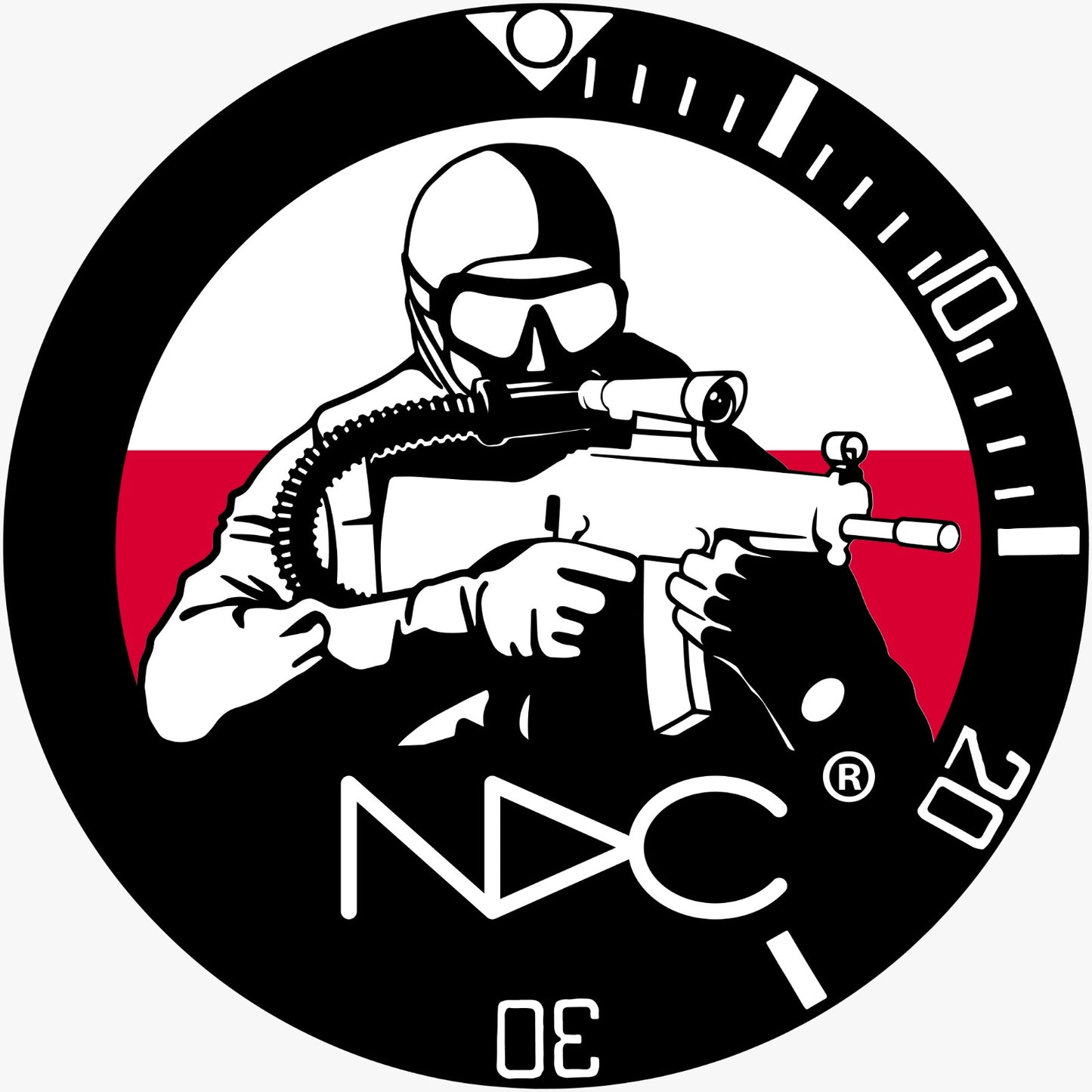 NDC Combat Diver stickers - NDC Straps