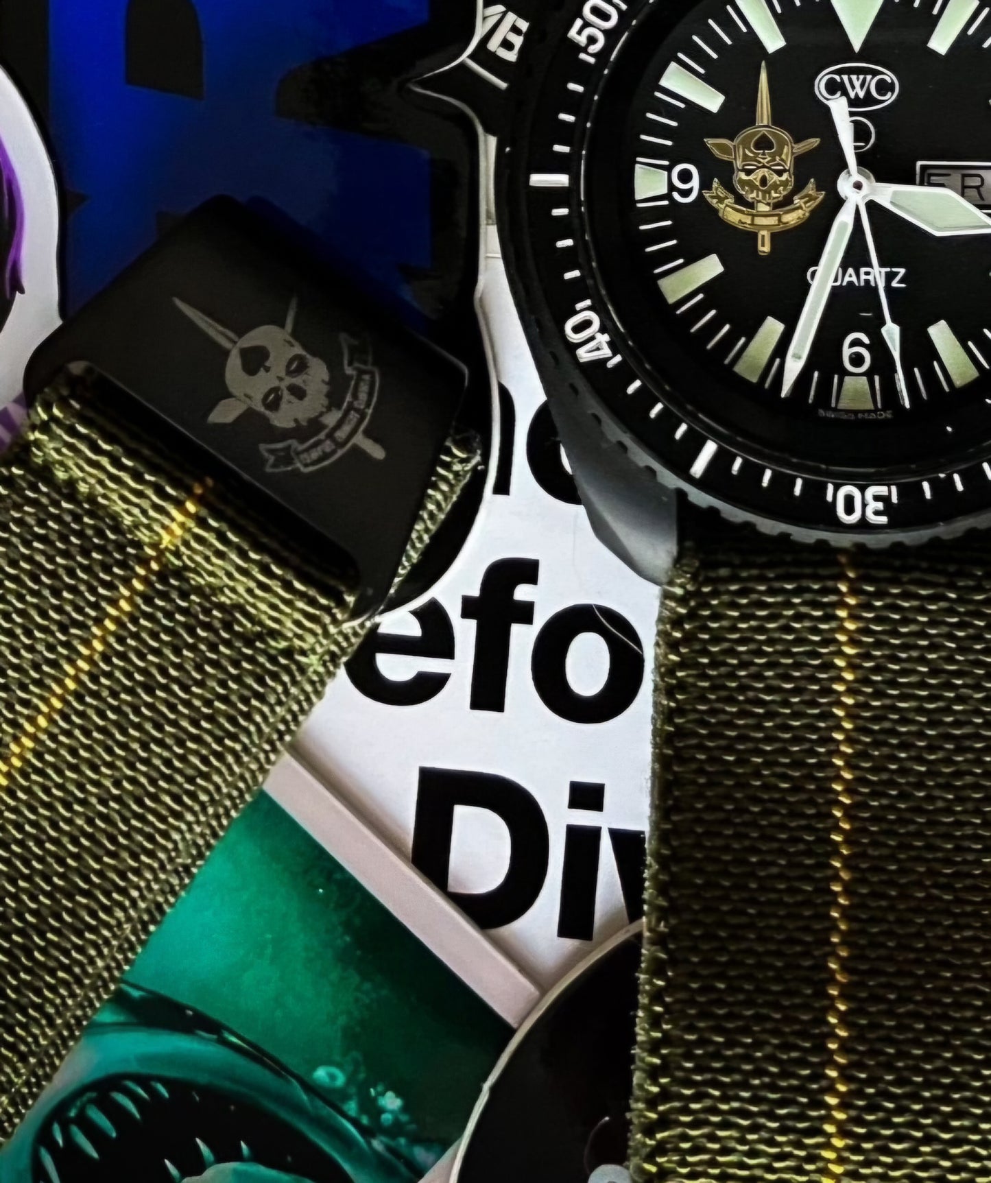 NDC® X Sketchy Boyz Watch Club™ strap with pin and stickers - NDC Straps