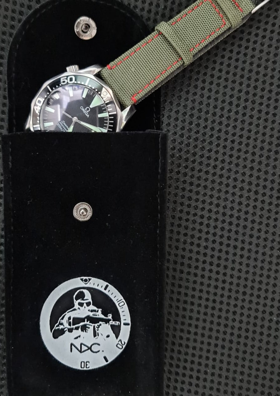 NDC Black velvet watch pouch - NDC Straps