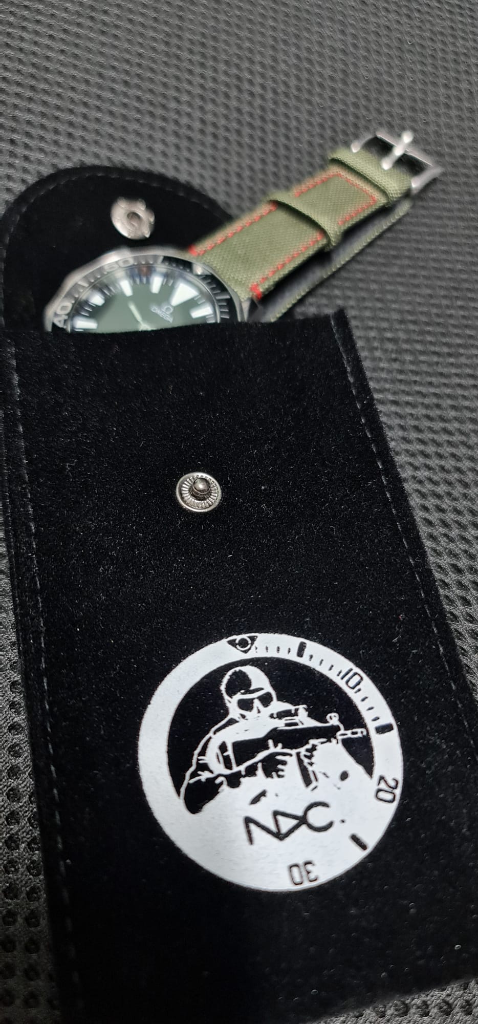 NDC Black velvet watch pouch - NDC Straps