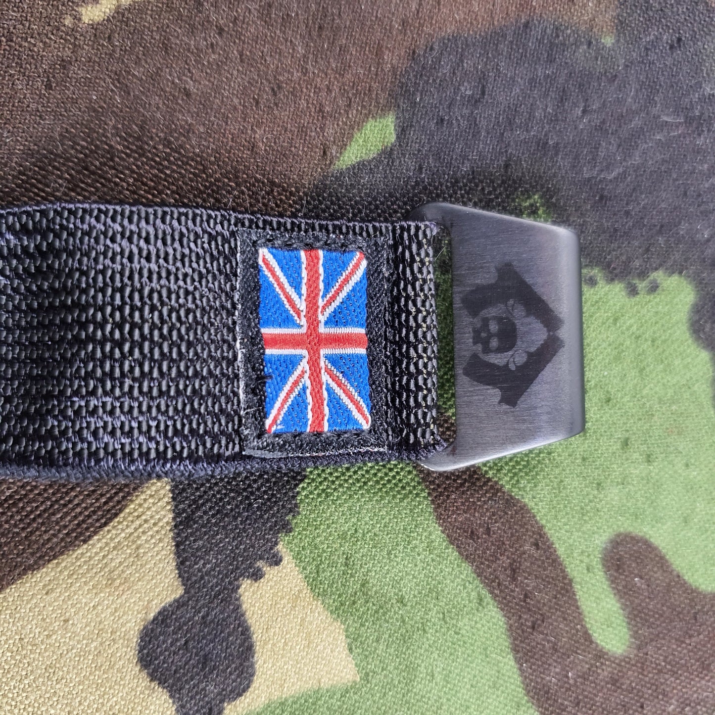 NDC Stealth Black - with Union Jack flag - NDC Straps