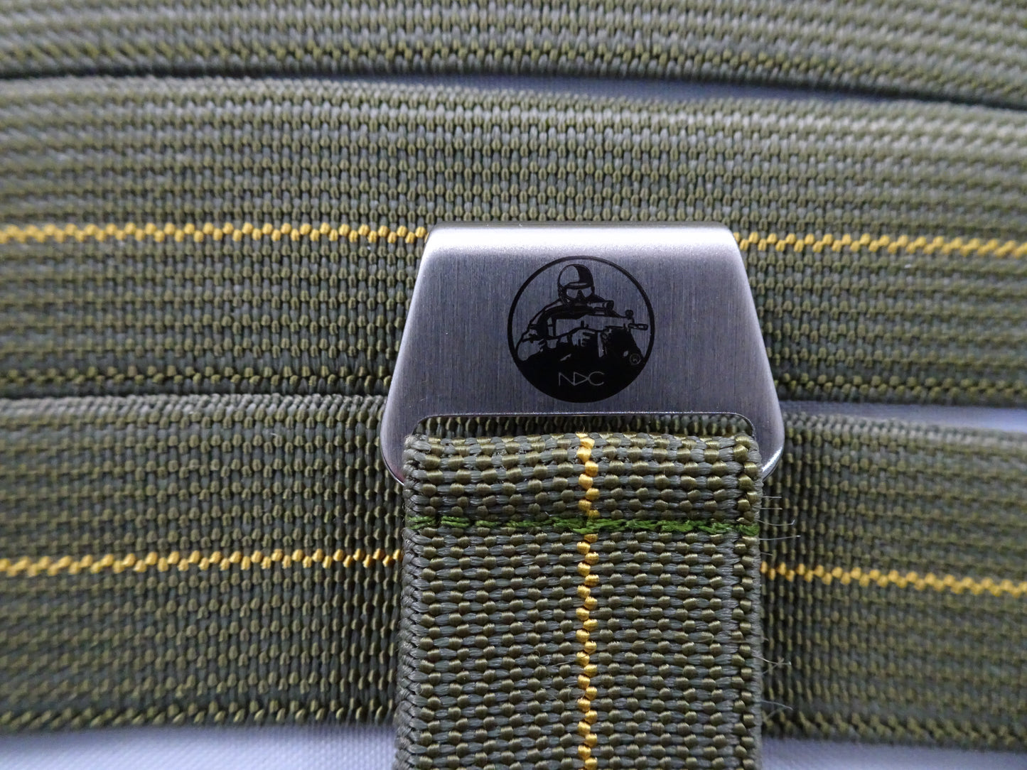 Original NDC strap - Green with Yellow Stripe - NDC Straps