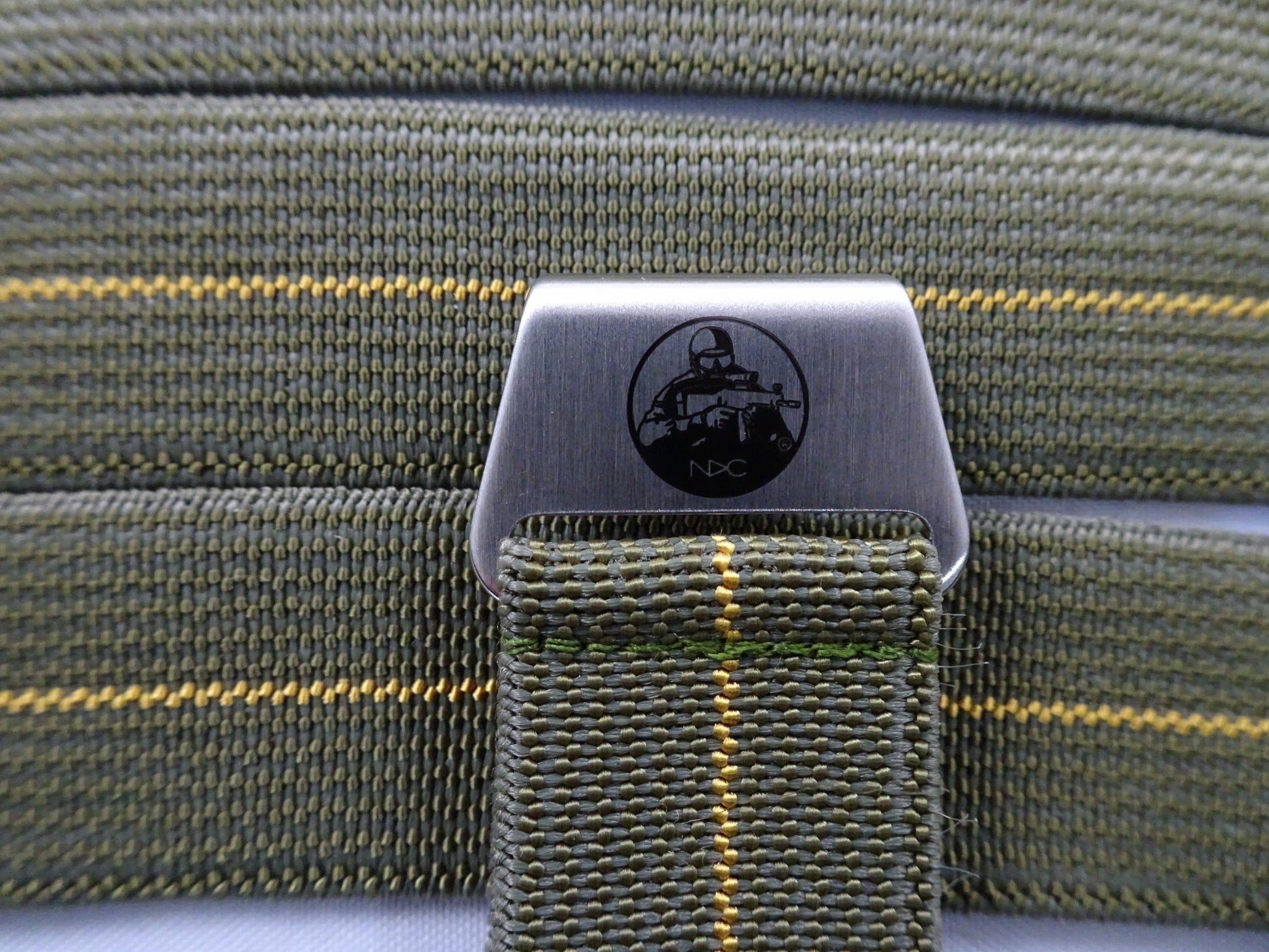 Original NDC strap - Green with Yellow Stripe - NDC Straps