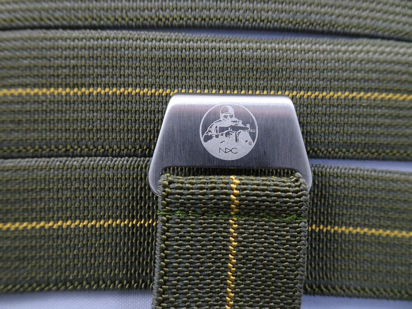 Original NDC strap - Green with Yellow Stripe - NDC Straps