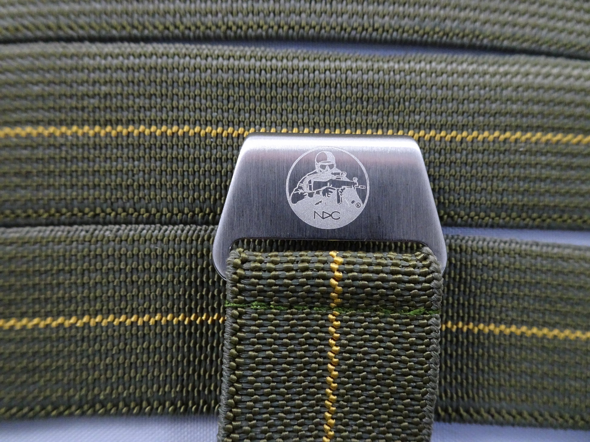 Original NDC strap - Green with Yellow Stripe - NDC Straps