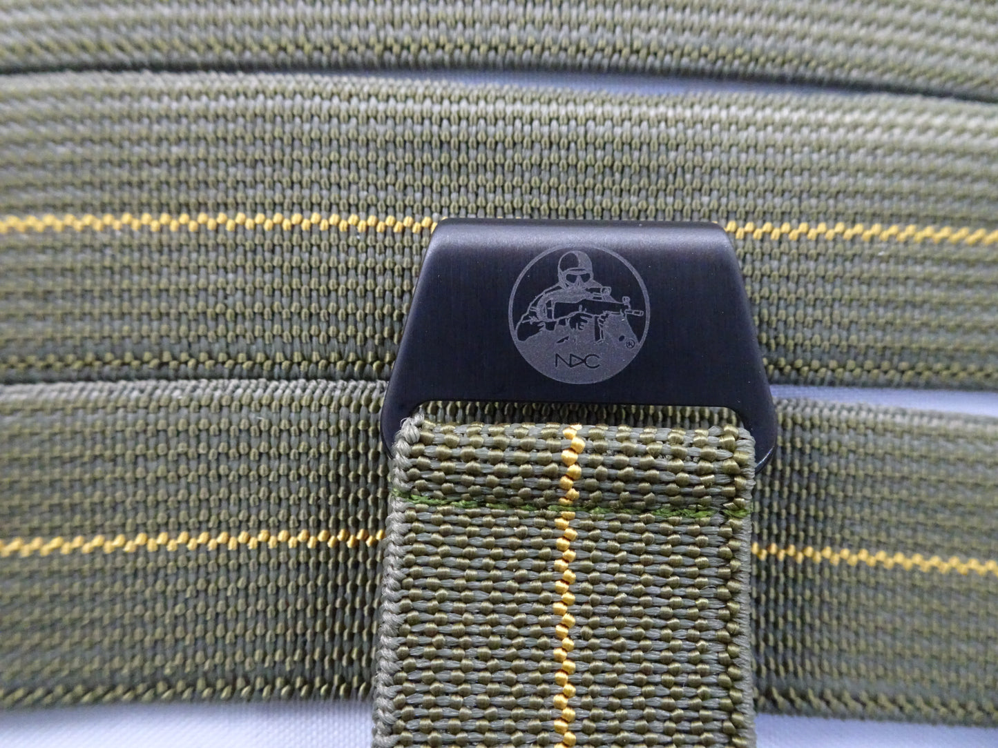 Original NDC strap - Green with Yellow Stripe - NDC Straps
