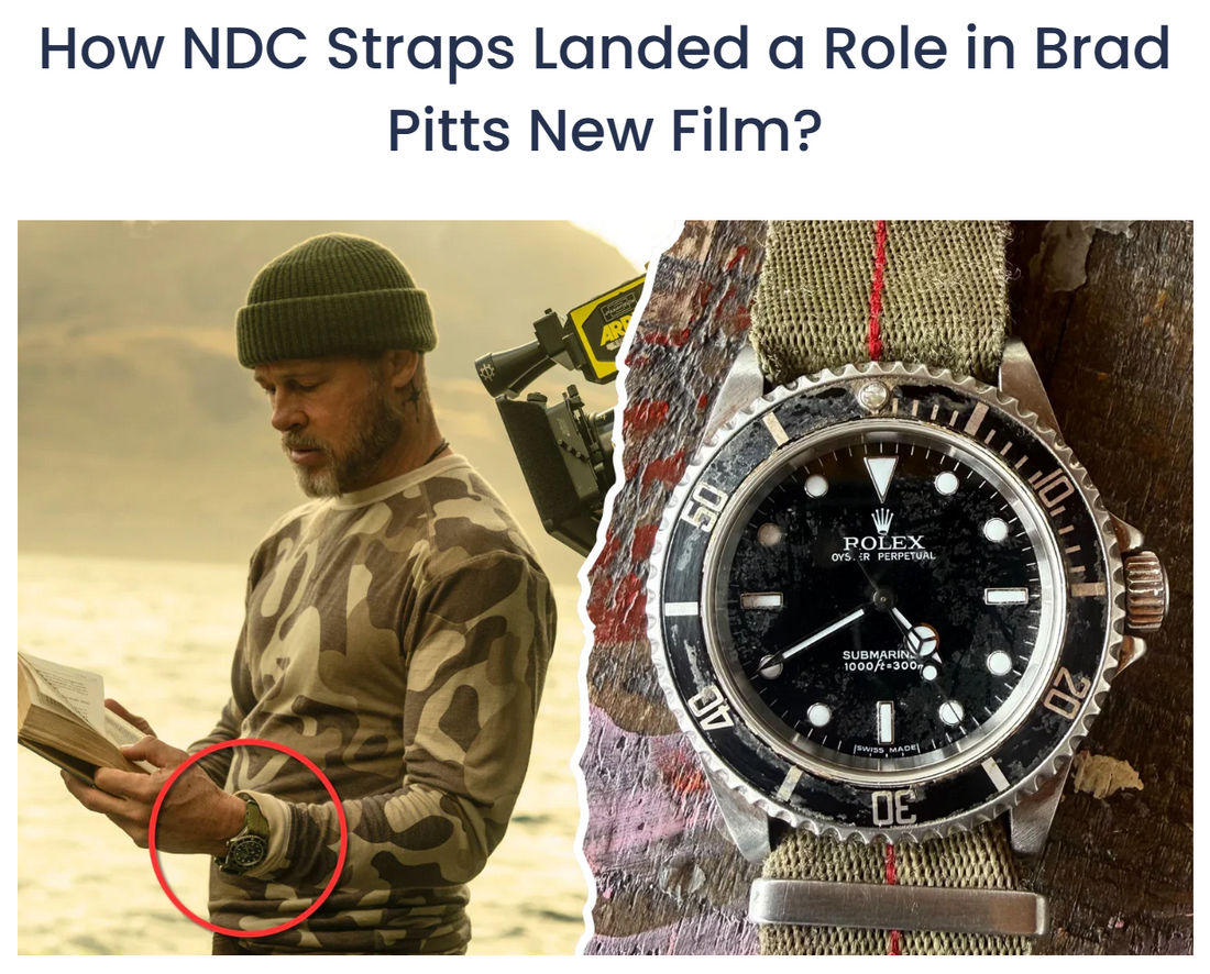 How NDC Straps Landed a Role in Brad Pitts New Film?