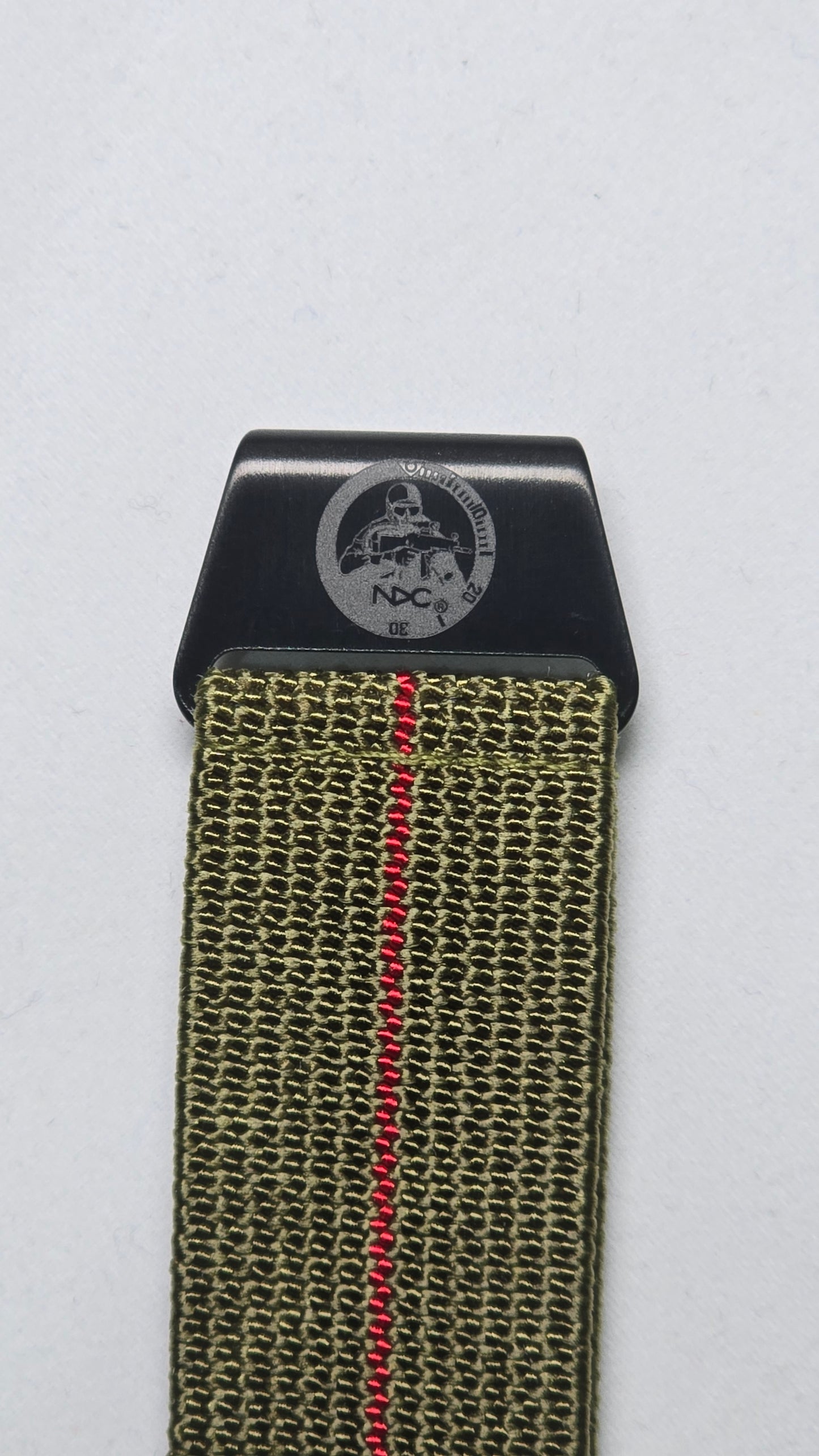 Original NDC strap - Khaki with Red Stripe