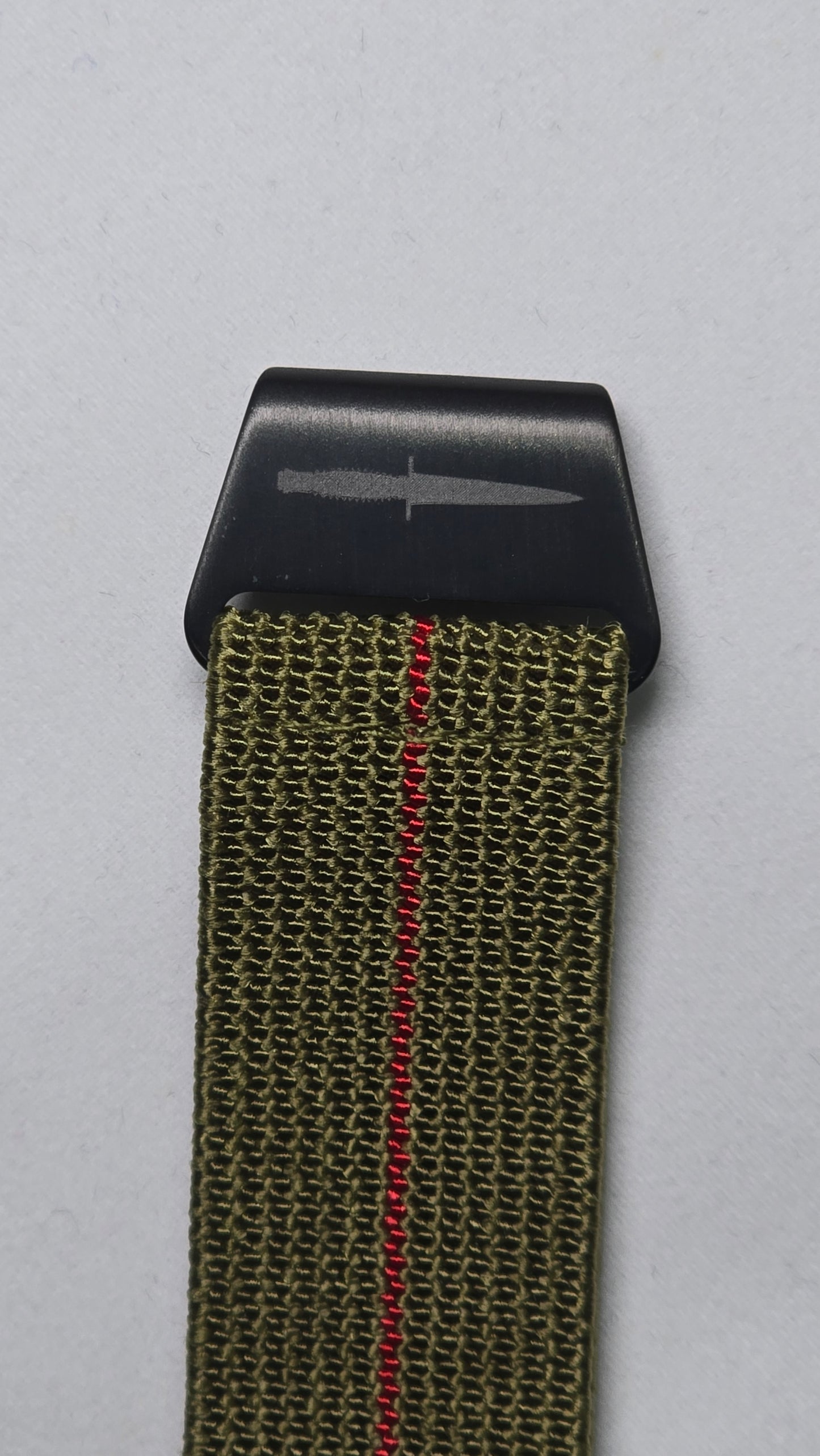 Original NDC strap - Khaki with Red Stripe