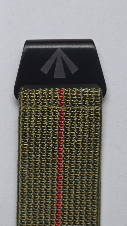 Original NDC strap - Khaki with Red Stripe