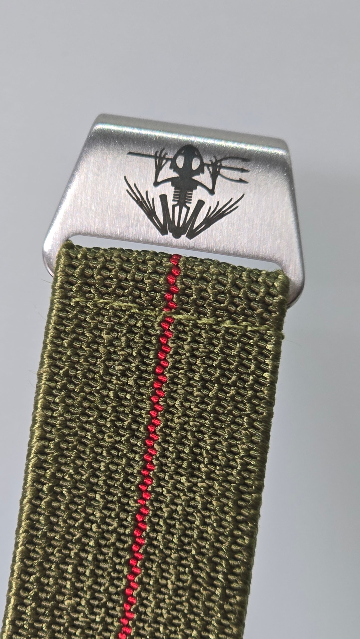 Original NDC strap - Khaki with Red Stripe