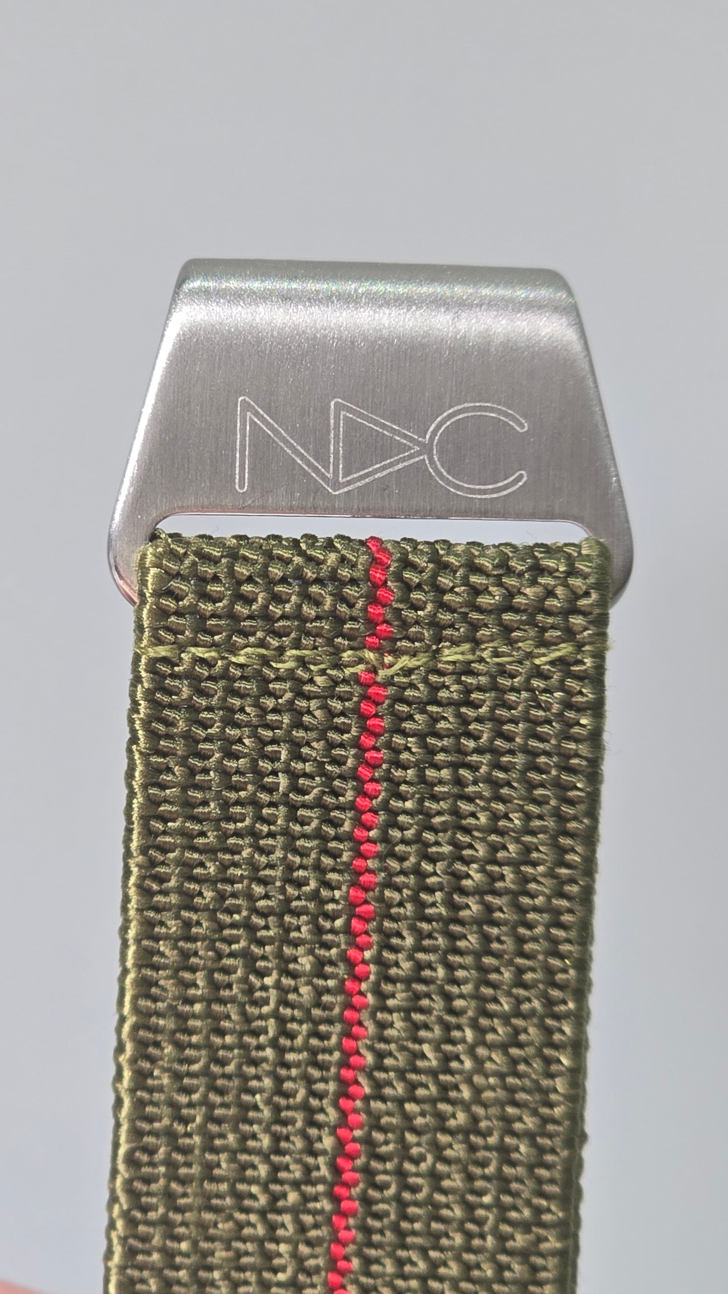 Original NDC strap - Khaki with Red Stripe