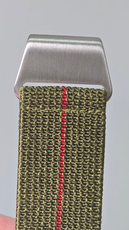 Original NDC strap - Khaki with Red Stripe