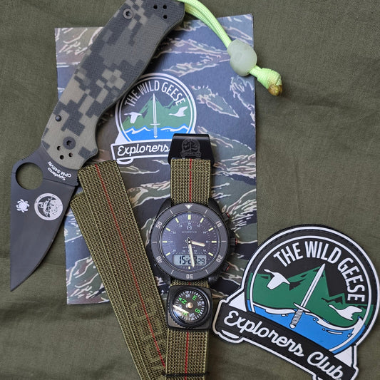 NDC® X Wild Geese Explorers Club red stripe edition - NDC Straps