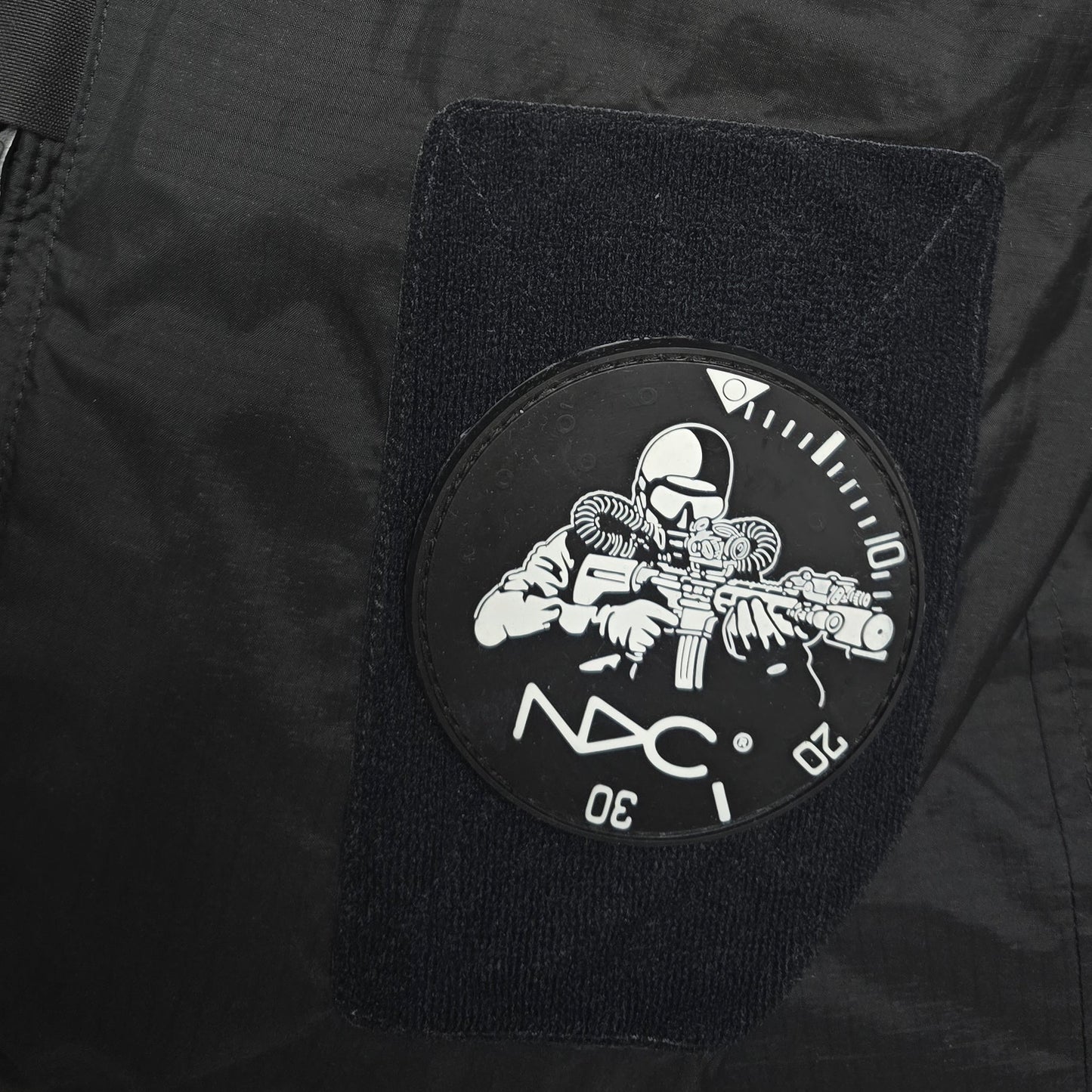 NDC PVC velcro patch with glow in the dark
