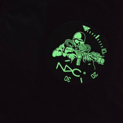 NDC PVC velcro patch with glow in the dark