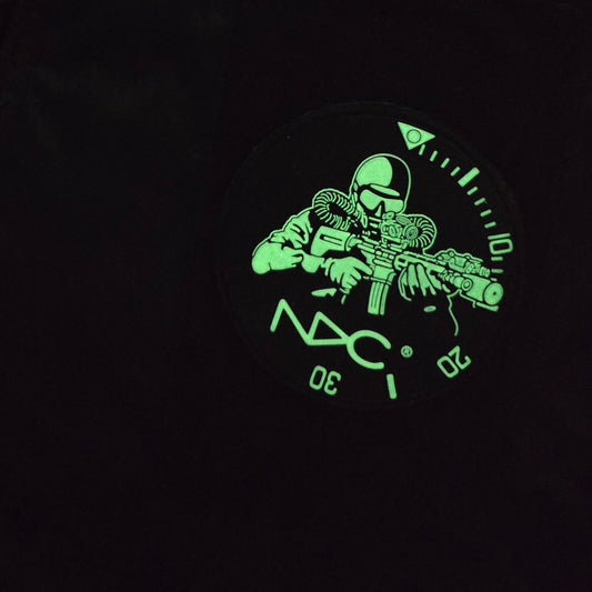 NDC PVC velcro patch with glow in the dark - NDC Straps