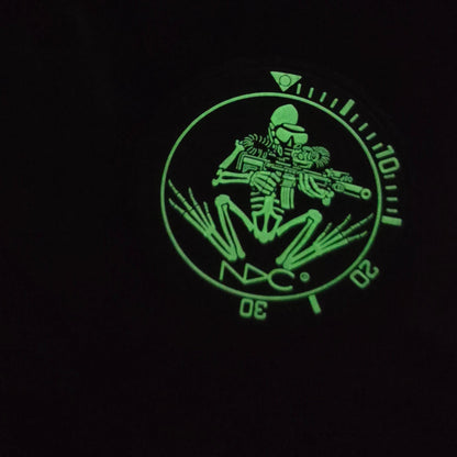 NDC PVC velcro patch with glow in the dark