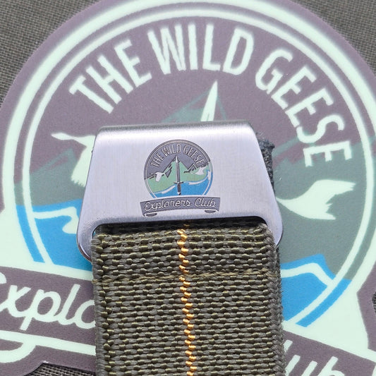 NDC® X Wild Geese Explorers Club red/yellow stripe steel hook