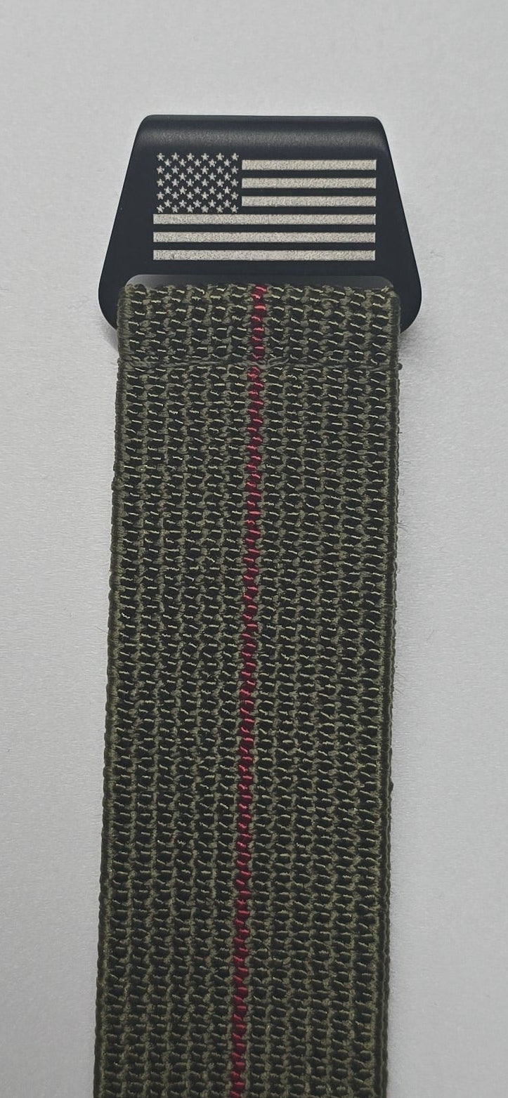 Original NDC strap - Khaki with Red Stripe - NDC Straps