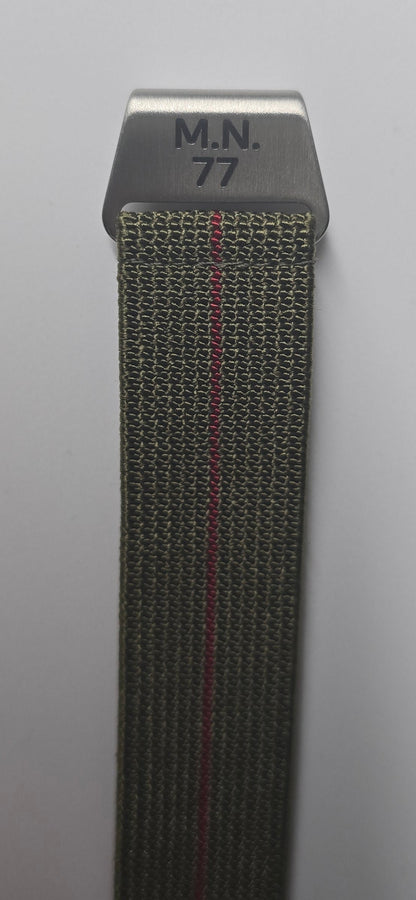 Original NDC strap - Khaki with Red Stripe - NDC Straps