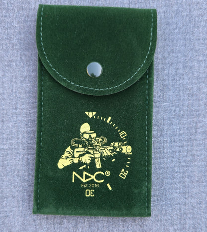 NDC velvet watch pouch Green or Black - NDC Straps