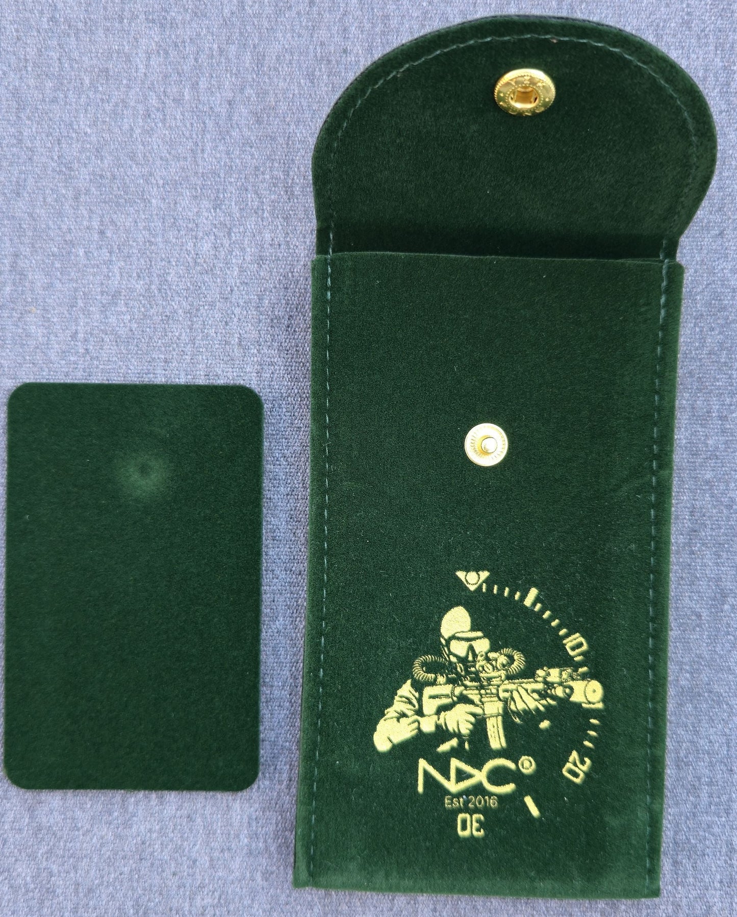 NDC velvet watch pouch Green or Black - NDC Straps