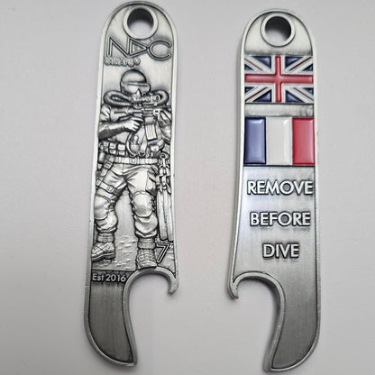 NDC “Remove Before Dive” Bottle Opener - NDC Straps