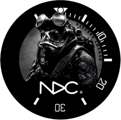 NDC Combat Diver stickers - pack of 5 - NDC Straps
