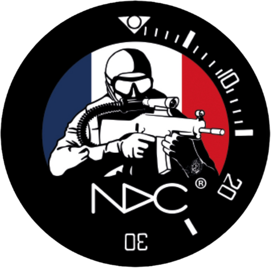 NDC Combat Diver stickers - pack of 5 - NDC Straps