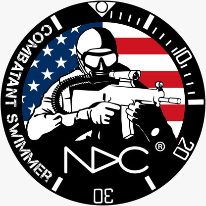 NDC Combat Diver stickers - NDC Straps
