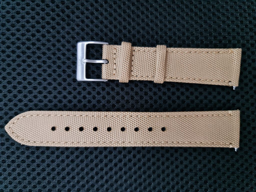 NDC 2 piece water resistant Cordura leather lined straps with quick release spring bars - NDC Straps