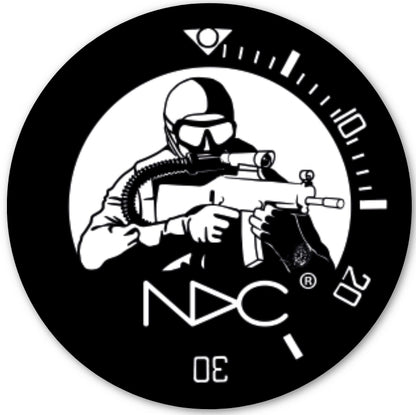 NDC Combat Diver stickers - pack of 5 - NDC Straps