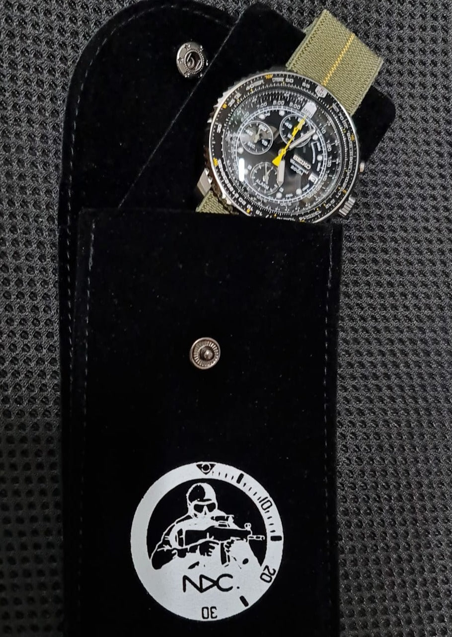 NDC Black velvet watch pouch - NDC Straps