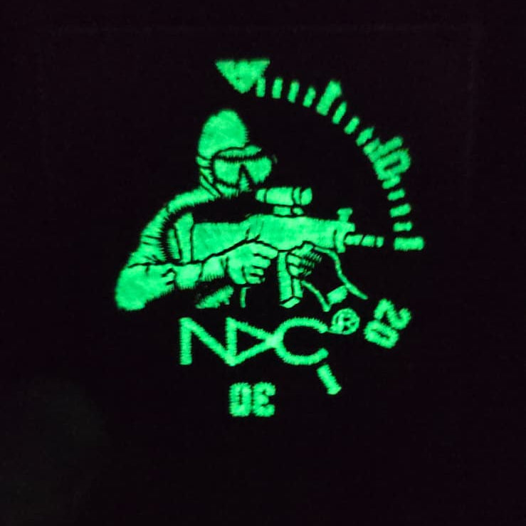 NDC GLOW IN THE DARK Combat diver patch Limited edition