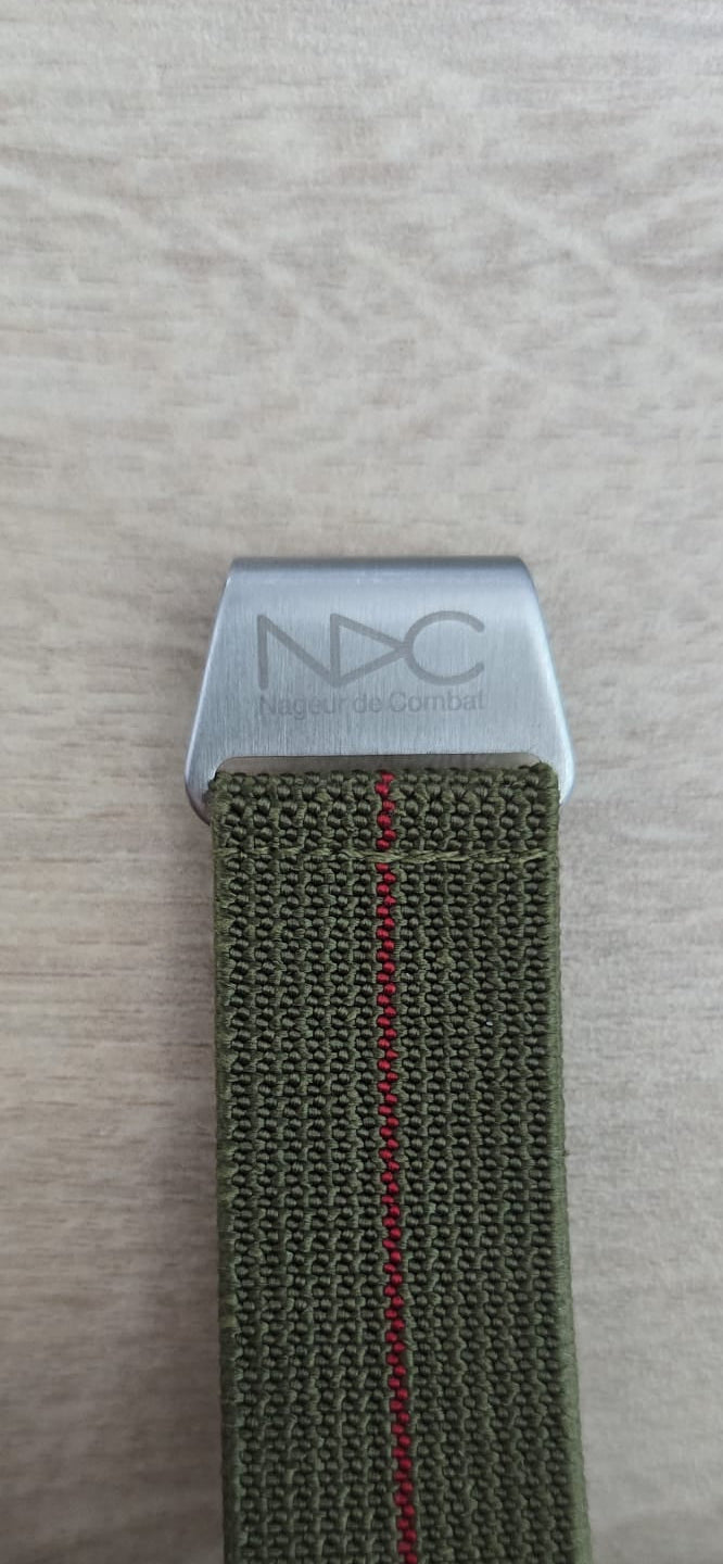 Original NDC strap - Khaki with Red Stripe - NDC Straps
