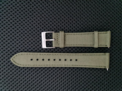 NDC 2 piece water resistant Cordura leather lined straps with quick release spring bars - NDC Straps