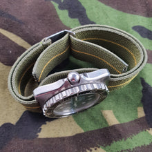 Load image into Gallery viewer, Original NDC strap - Green with Yellow Stripe