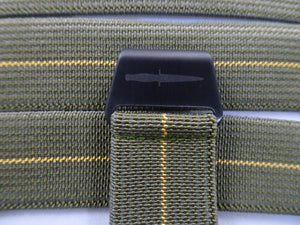 Original NDC strap - Green with Yellow Stripe