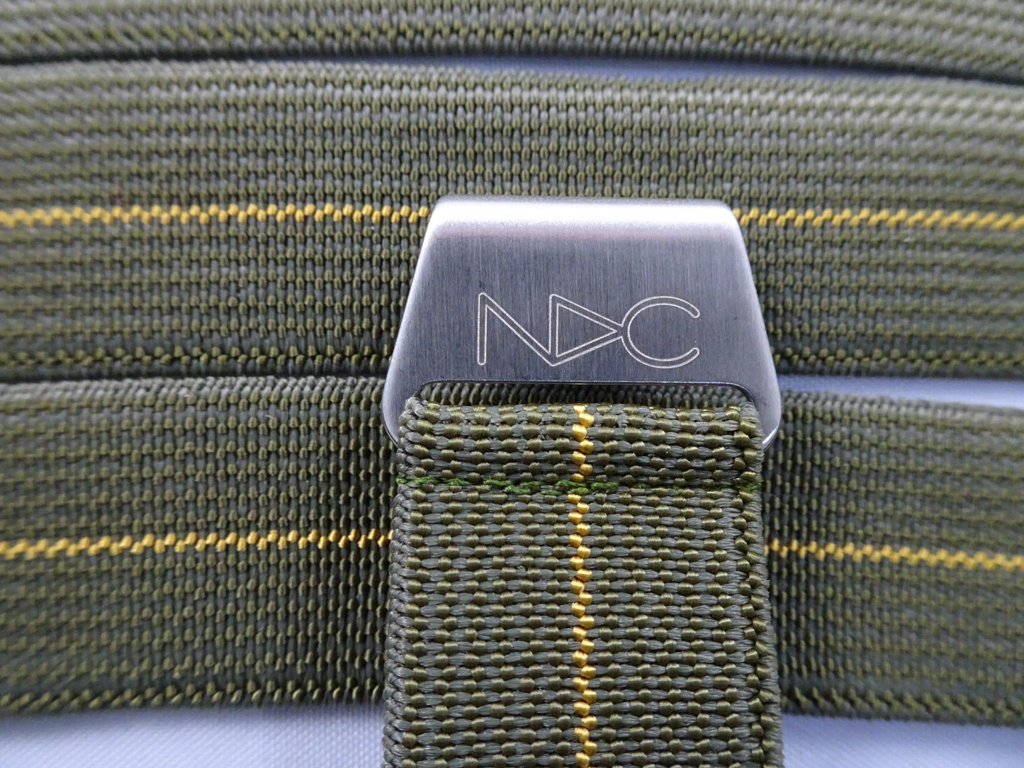 Original NDC strap - Green with Yellow Stripe – NDC Straps