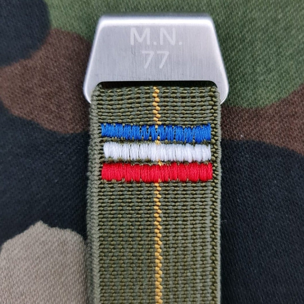 French Army Parachute Strap Load Bearing Sangle d'Ouverture